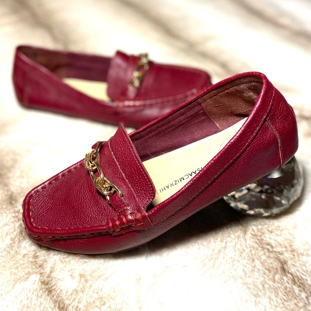 Isaac Mizrahi Leather Loafers flat shoes